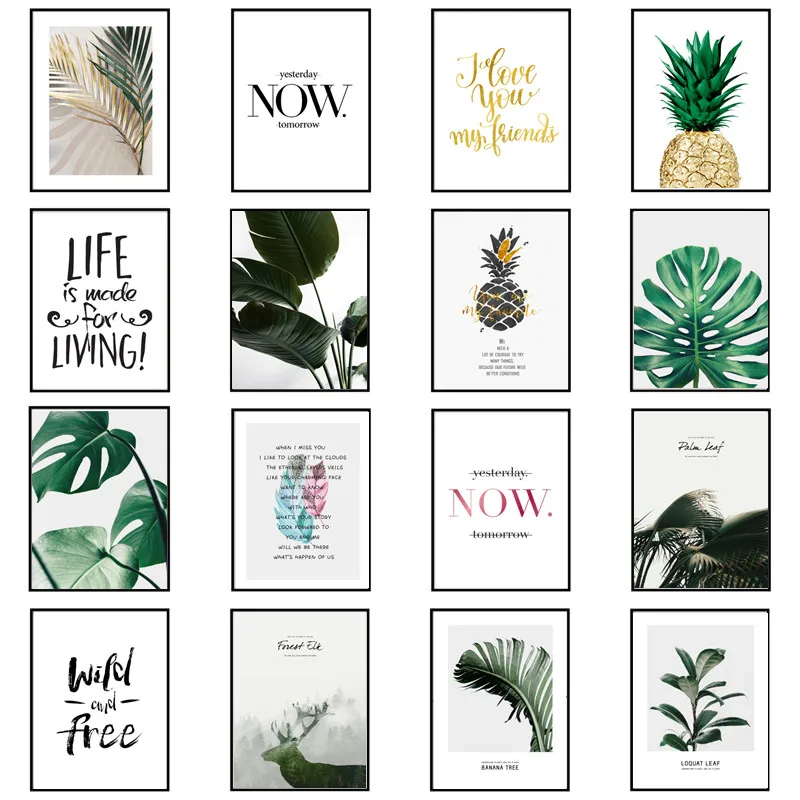 Nordic Golden Pineapple Green Leaves Canvas Painting Wall Art Prints Plants Pictures for Living Room Decoration Wall Paintings 
Nordic Golden Pineapple Green Leaves Canvas Painting Wall Art Prints Plants Pictures for Living Room Decoration Wall Paintings