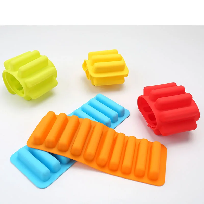 Kitchen Ice Cream Gadgets Silicone Cylindrical Silicone Ice Tray Mold 10 Finger Biscuit Popsicle Ice Tray Mold
Kitchen Ice Cream Gadgets Silicone Cylindrical Silicone Ice Tray Mold 10 Finger Biscuit Popsicle Ice Tray Mold