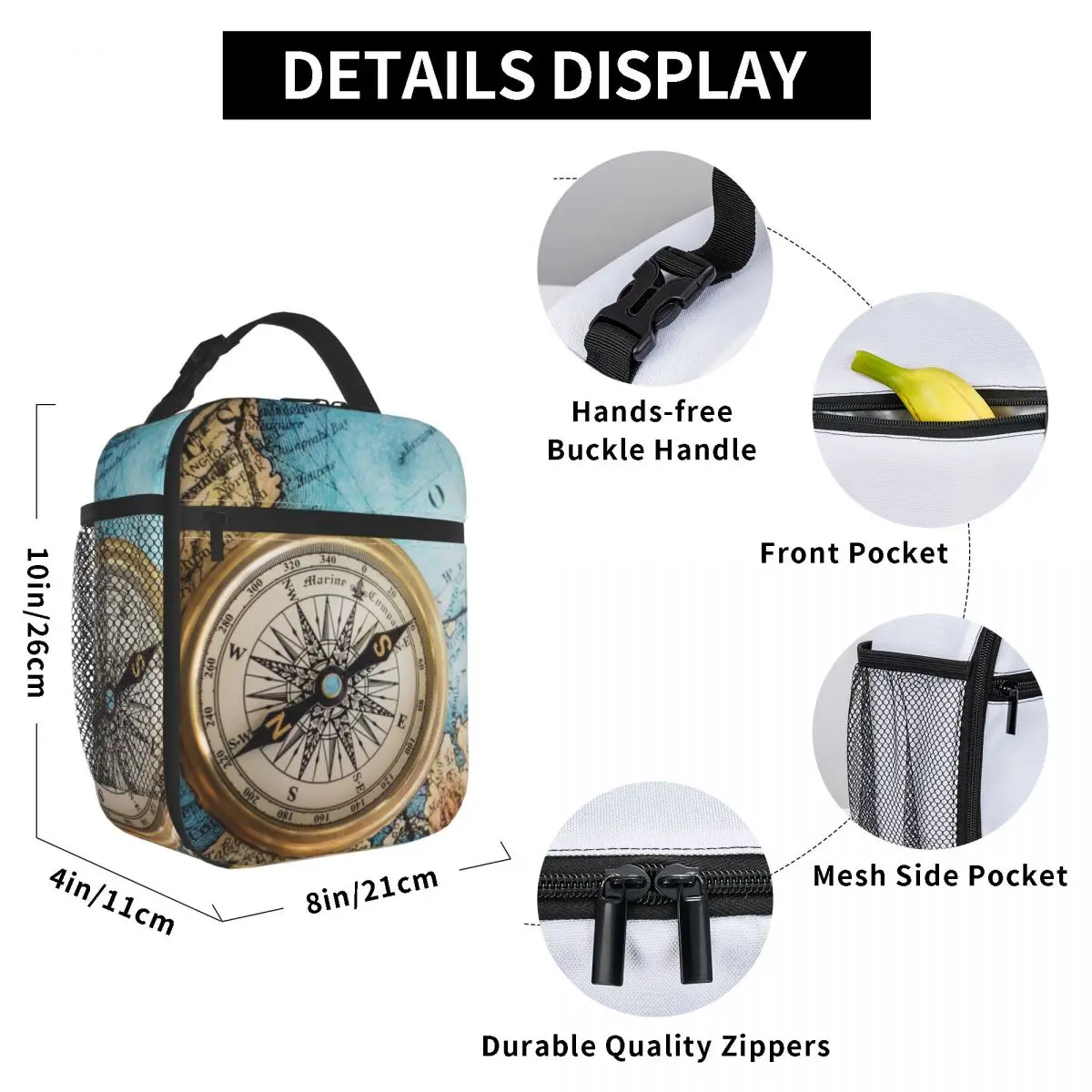 Life By Compass Lunch Bag for Women Men Large Insulated Lunch Box with Water Bottle Holder and Pockets
Life By Compass Lunch Bag for Women Men Large Insulated Lunch Box with Water Bottle Holder and Pockets