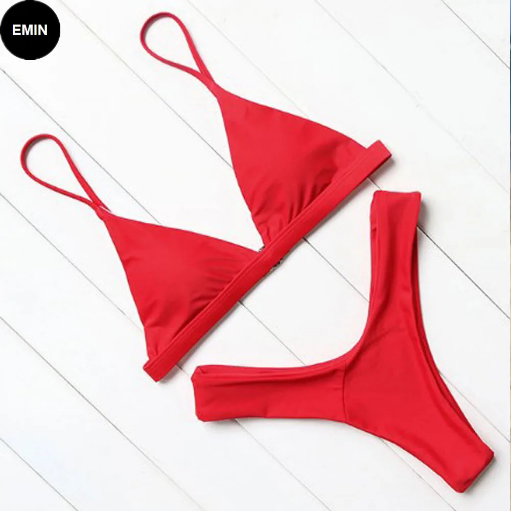 EMIN Sexy Bikini Women's Swimwear Brazil Beach Push-Ups Micro Triangle Thong Swimsuit Set Summer Pool 2021 New Products
EMIN Sexy Bikini Women's Swimwear Brazil Beach Push-Ups Micro Triangle Thong Swimsuit Set Summer Pool 2021 New Products