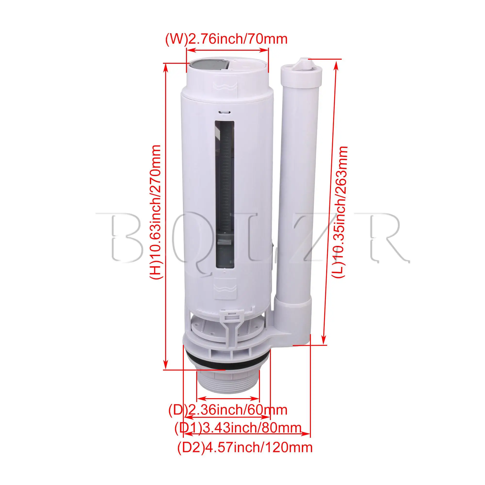 BQLZR Split Toilet Drain Accessories Dual Flush Height 10.62" Fittings White
BQLZR Split Toilet Drain Accessories Dual Flush Height 10.62" Fittings White