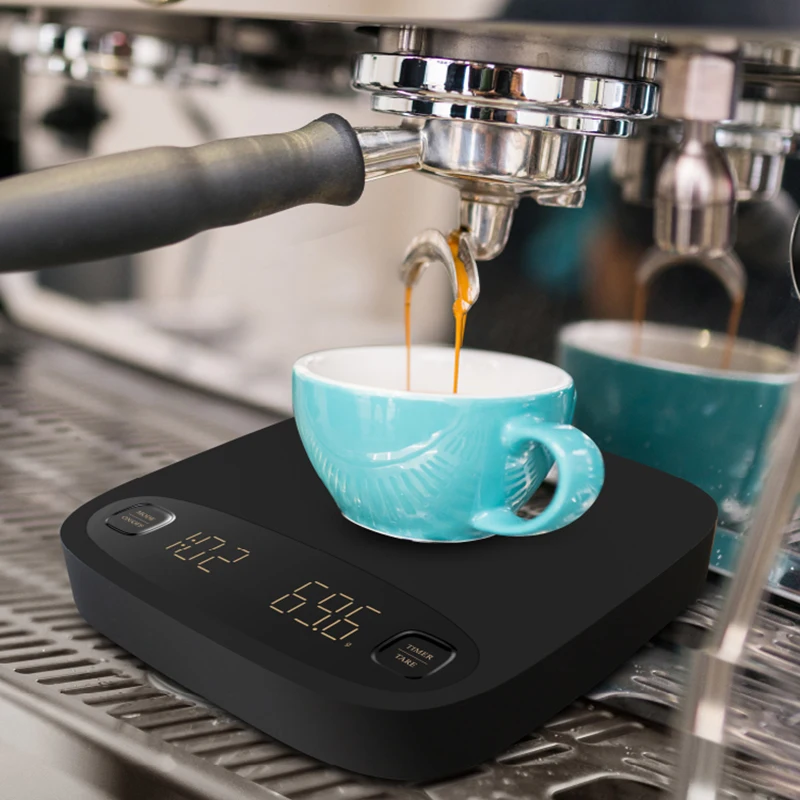 Drip Coffee Scale Portable Electronic Digital Kitchen Scale High Precision LED Electronic Scales Timing Kitchen Scales 2kg/0.1g
Drip Coffee Scale Portable Electronic Digital Kitchen Scale High Precision LED Electronic Scales Timing Kitchen Scales 2kg/0.1g