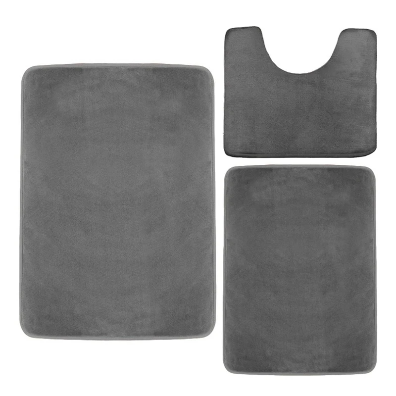 Bath Mat Memory Foam Suit Bathroom Carpet Suit Luxury Super Soft Absorbent Non Slip Carpet
Bath Mat Memory Foam Suit Bathroom Carpet Suit Luxury Super Soft Absorbent Non Slip Carpet