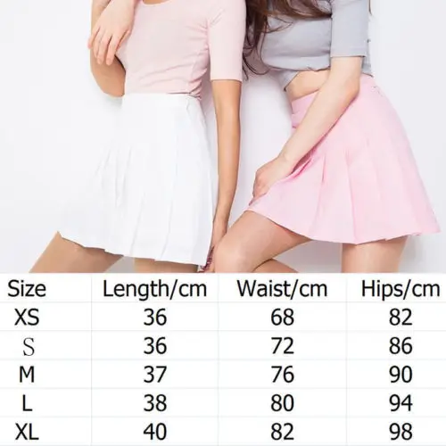 Women Girls Skirts High Waist Pleated Skater Tennis Skirt School Skirt Mini Short Skirts
Women Girls Skirts High Waist Pleated Skater Tennis Skirt School Skirt Mini Short Skirts