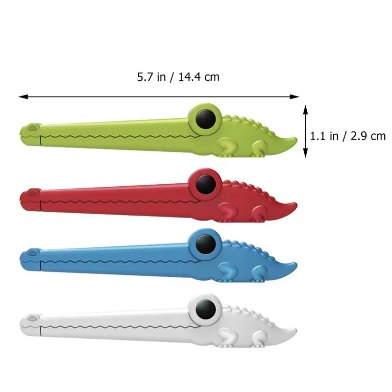 4pcs Portable Cartoon Food Sealing Clamp Snack Bag Storage Clamps Keep Food Fresh Sealing Clips Kitchen Tools
4pcs Portable Cartoon Food Sealing Clamp Snack Bag Storage Clamps Keep Food Fresh Sealing Clips Kitchen Tools