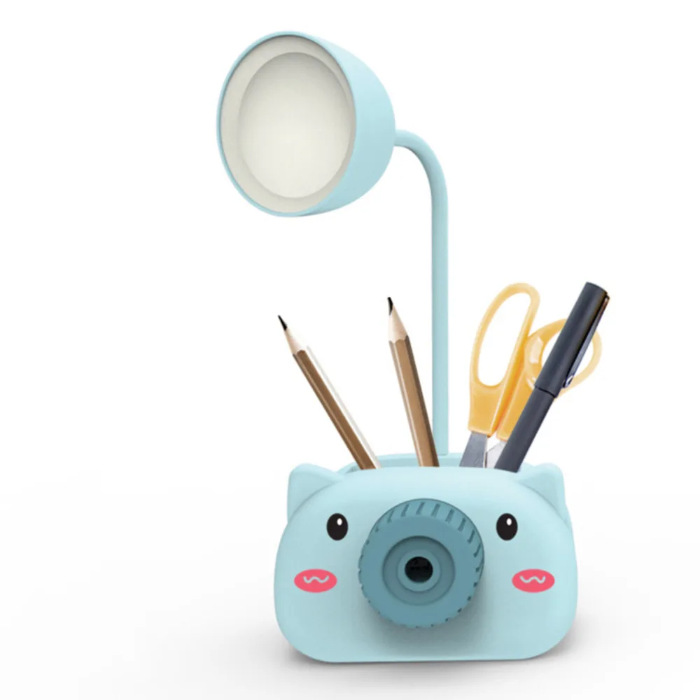 Mini Cartoon Table Lamp Led Desk Lamp With Pencil Sharpener Pen Holder Eye Protection Reading Night Light For Student Study Room
Mini Cartoon Table Lamp Led Desk Lamp With Pencil Sharpener Pen Holder Eye Protection Reading Night Light For Student Study Room