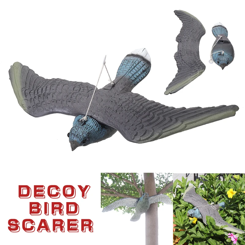 Realistic Flying Bird Hawk Pigeon Decoy Garden Scarer Scarecrow Ornament Outdoor Garden Decorative Bird Scarer
Realistic Flying Bird Hawk Pigeon Decoy Garden Scarer Scarecrow Ornament Outdoor Garden Decorative Bird Scarer
