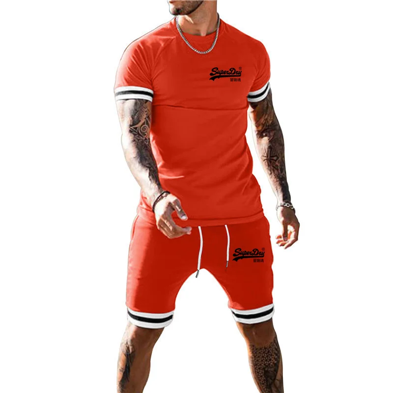 21 Men's New T-Shirt Slim Fit Short Sleeve Suit Trendy Men O-neck Fitness Hip Hop Cotton Top Summer T-shirt Clothes + Shorts Set
21 Men's New T-Shirt Slim Fit Short Sleeve Suit Trendy Men O-neck Fitness Hip Hop Cotton Top Summer T-shirt Clothes + Shorts Set