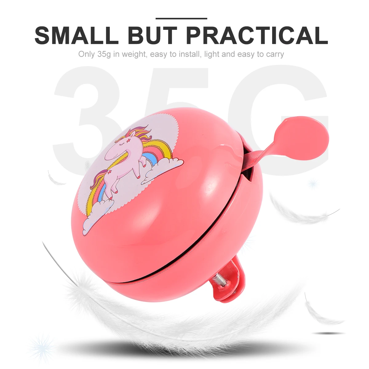 Bicycle Bell Decor Cute Bike Bells Printed Unicorn Bike Bells Crisp Sound Ring Bell for Scooter Tricycle Children DIY Adornment
Bicycle Bell Decor Cute Bike Bells Printed Unicorn Bike Bells Crisp Sound Ring Bell for Scooter Tricycle Children DIY Adornment