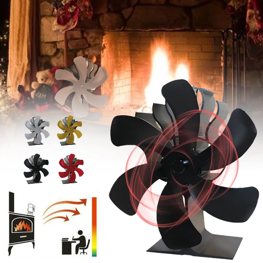 1PC 6 Blades Fireplace Fan Wood Stove Fan Heat Eco Fan For Wood Log Burner Quiet Home Fireplace Fan Efficient Heat Distribution
1PC 6 Blades Fireplace Fan Wood Stove Fan Heat Eco Fan For Wood Log Burner Quiet Home Fireplace Fan Efficient Heat Distribution
