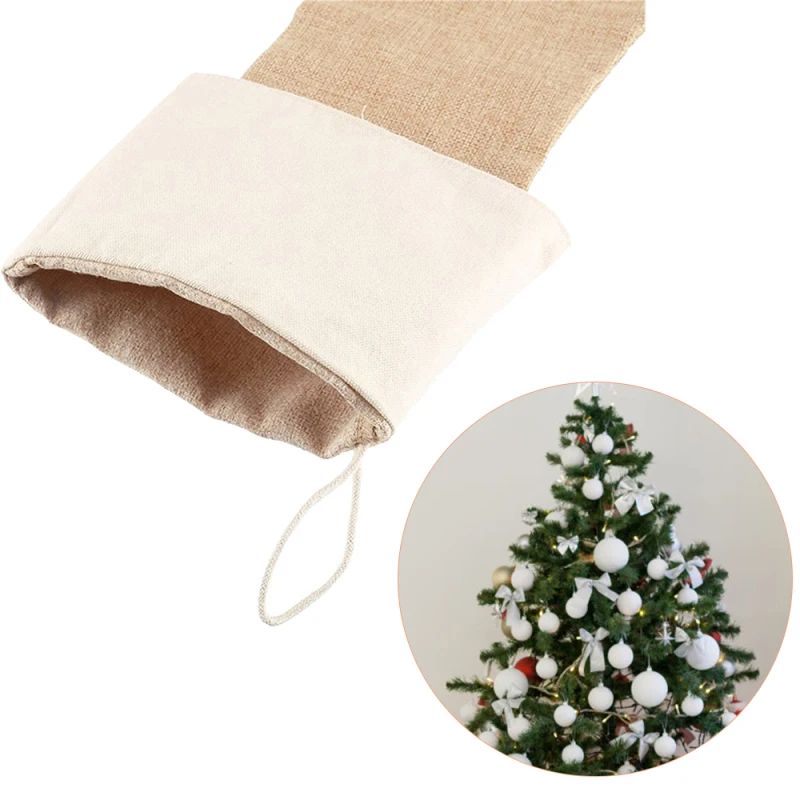 6pcs/Set Large Burlap Christmas Stockings Jute Xmas Stocking Plain Fireplace Decor Christmas New Year decorations 2021
6pcs/Set Large Burlap Christmas Stockings Jute Xmas Stocking Plain Fireplace Decor Christmas New Year decorations 2021