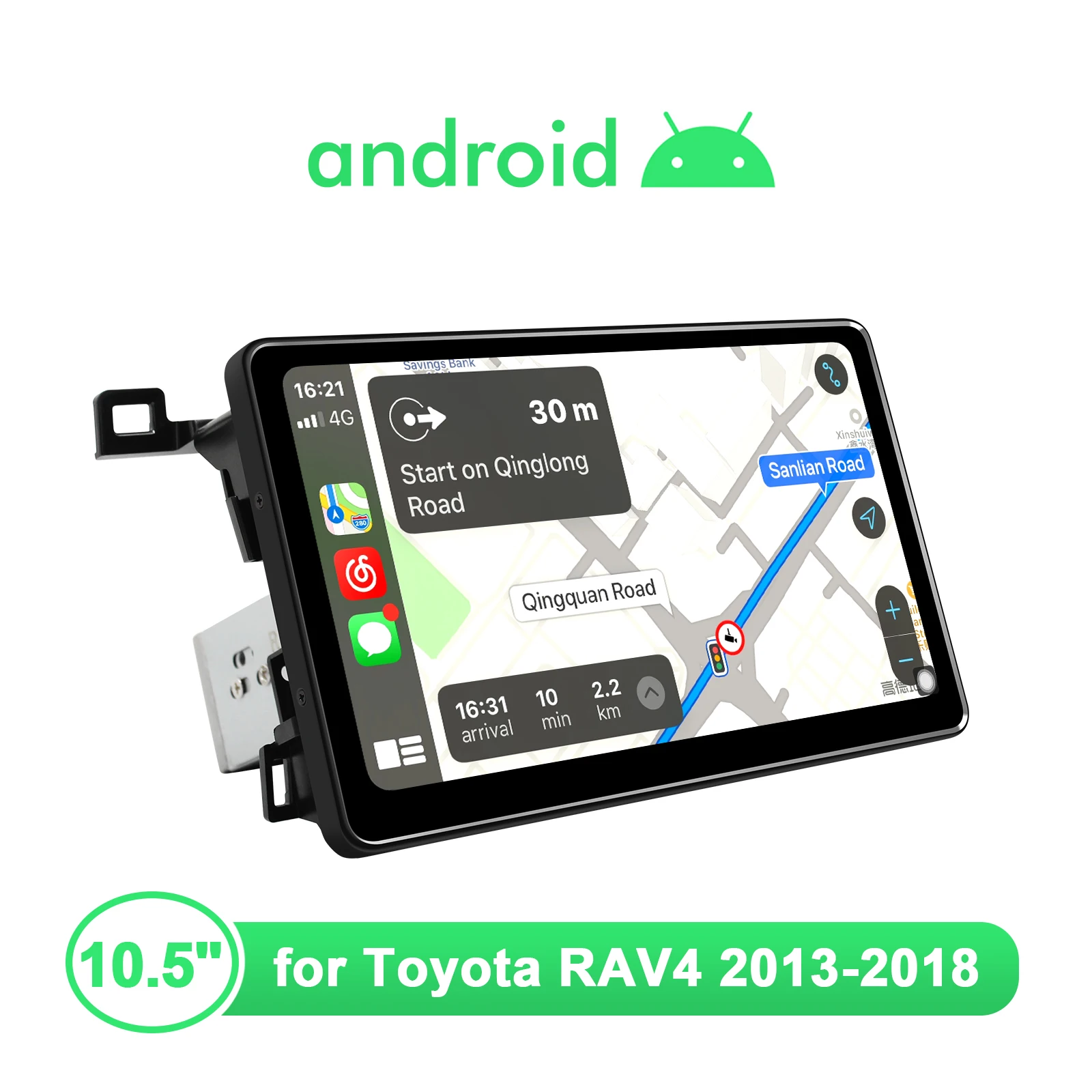 Автомагнитола 1 din 10 5 дюйма сенсорный экран Авторадио Bluetooth мультимедийный