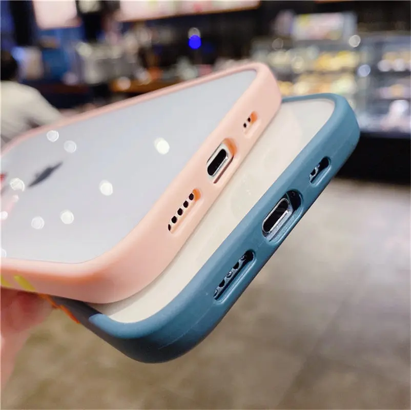 Camera Protection Bumper Phone Cases For iPhone 11 12 11Pro Max XR XS Max X 8 7 Plus Matte Translucent Shockproof Back Cover
Camera Protection Bumper Phone Cases For iPhone 11 12 11Pro Max XR XS Max X 8 7 Plus Matte Translucent Shockproof Back Cover