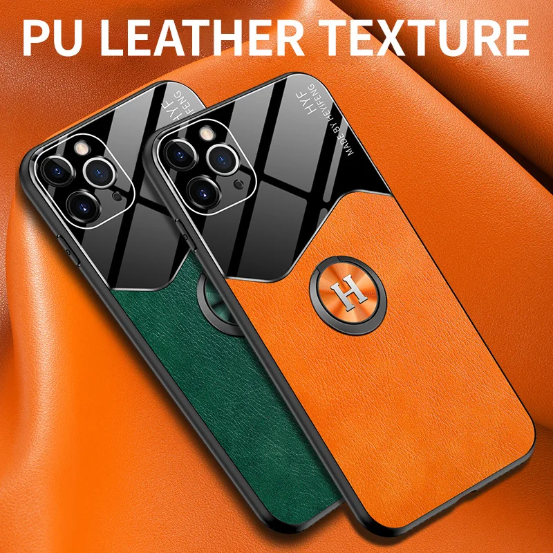Hyso Fashion Shockproof Car Magnetic Bracket Luxury PU Leather phone case For iPhone 11 12 Pro max X XR XS Max 7 8 Plus Cove
Hyso Fashion Shockproof Car Magnetic Bracket Luxury PU Leather phone case For iPhone 11 12 Pro max X XR XS Max 7 8 Plus Cove