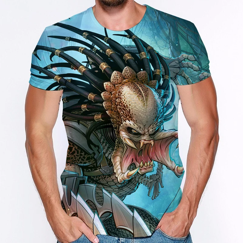 Men T Shirt Predator 3d Print Summer Casual Women Tshirts Fashion Oversized Short Sleeve Harajuku Streetwear Movie Predator Tops
Men T Shirt Predator 3d Print Summer Casual Women Tshirts Fashion Oversized Short Sleeve Harajuku Streetwear Movie Predator Tops