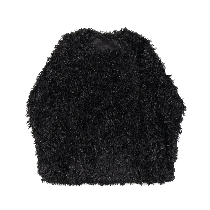 Men Autumn Winter Knitted Hair Tassel Loose Casual Pullover Sweater Male Women Streetwear Hip Hop Stage Lovers Sweater
Men Autumn Winter Knitted Hair Tassel Loose Casual Pullover Sweater Male Women Streetwear Hip Hop Stage Lovers Sweater