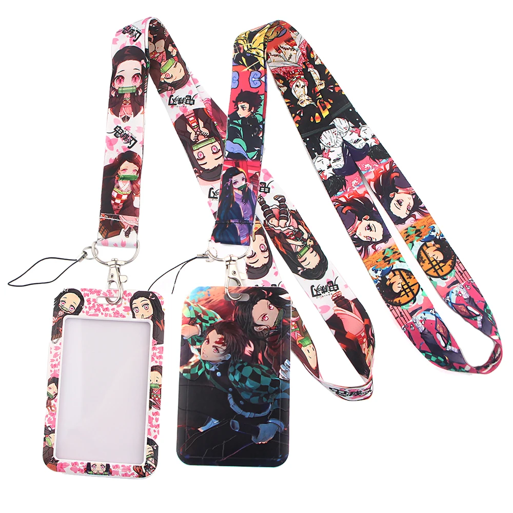 LT109 Anime Demon Slayer Print Keychain Ribbon Lanyards for Keys ID Card Phone Straps Hanging Rope Lariat Students Badge Holder
LT109 Anime Demon Slayer Print Keychain Ribbon Lanyards for Keys ID Card Phone Straps Hanging Rope Lariat Students Badge Holder