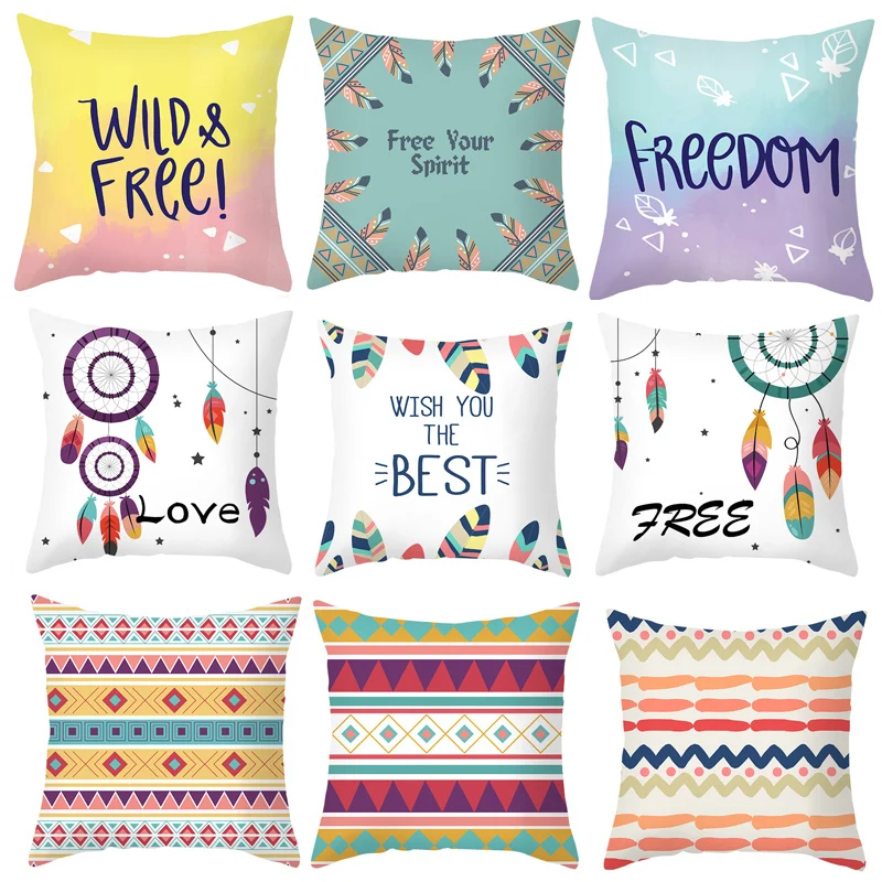 Watercolor Dream Catcher Printed Cushion Cover Home Decor Mandala Sofa Coffee Car Chair Throw Pillow Case Almofada Cojines
Watercolor Dream Catcher Printed Cushion Cover Home Decor Mandala Sofa Coffee Car Chair Throw Pillow Case Almofada Cojines