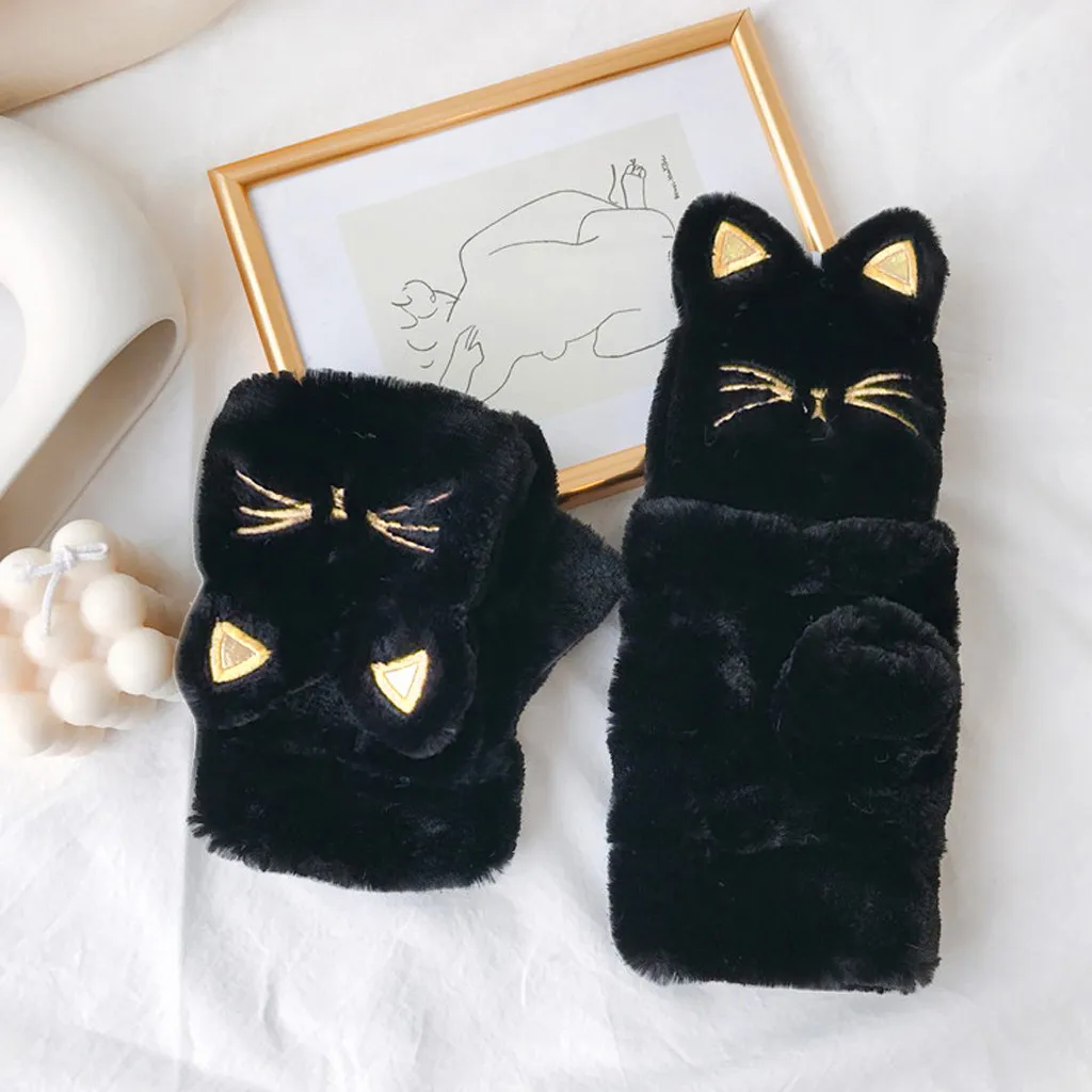 Fashion Women's Winter Warm Touch Screen Gloves Cute lovely Flip Over Fingerless Gloves Knitted Fluff Outdoor Flip cover Gloves
Fashion Women's Winter Warm Touch Screen Gloves Cute lovely Flip Over Fingerless Gloves Knitted Fluff Outdoor Flip cover Gloves