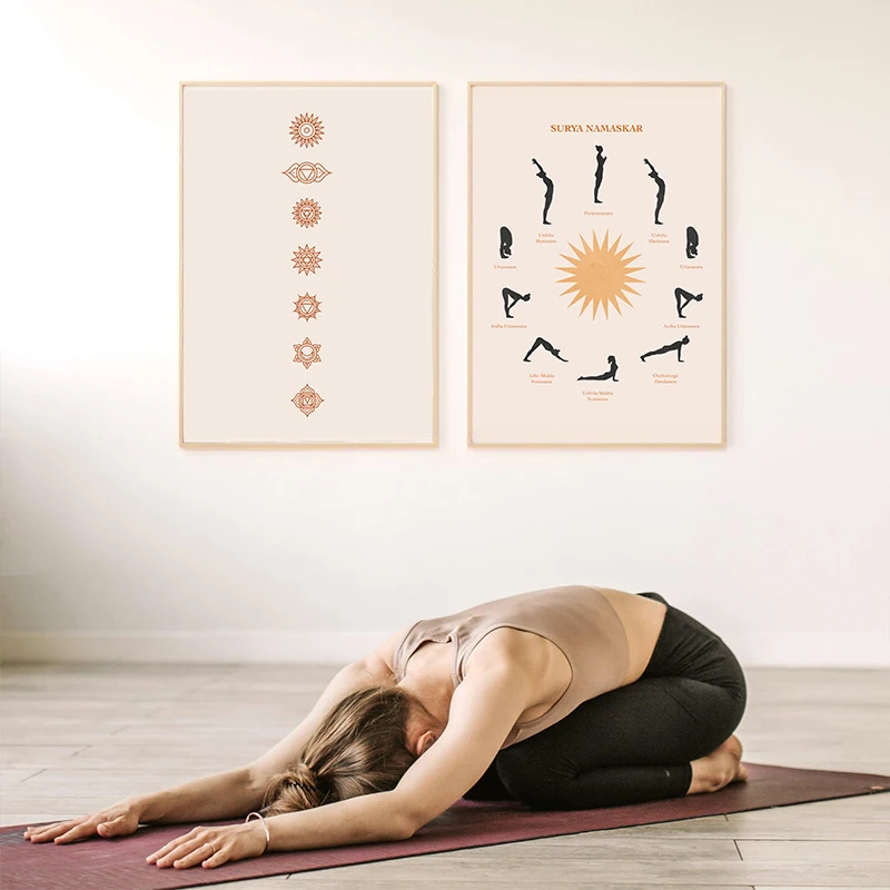 Yoga Chart Sun Sport Poster Abstract Wall Art Canvas Print Bodybuilding Painting Modern Decorative Picture Gym Room Decoration
Yoga Chart Sun Sport Poster Abstract Wall Art Canvas Print Bodybuilding Painting Modern Decorative Picture Gym Room Decoration