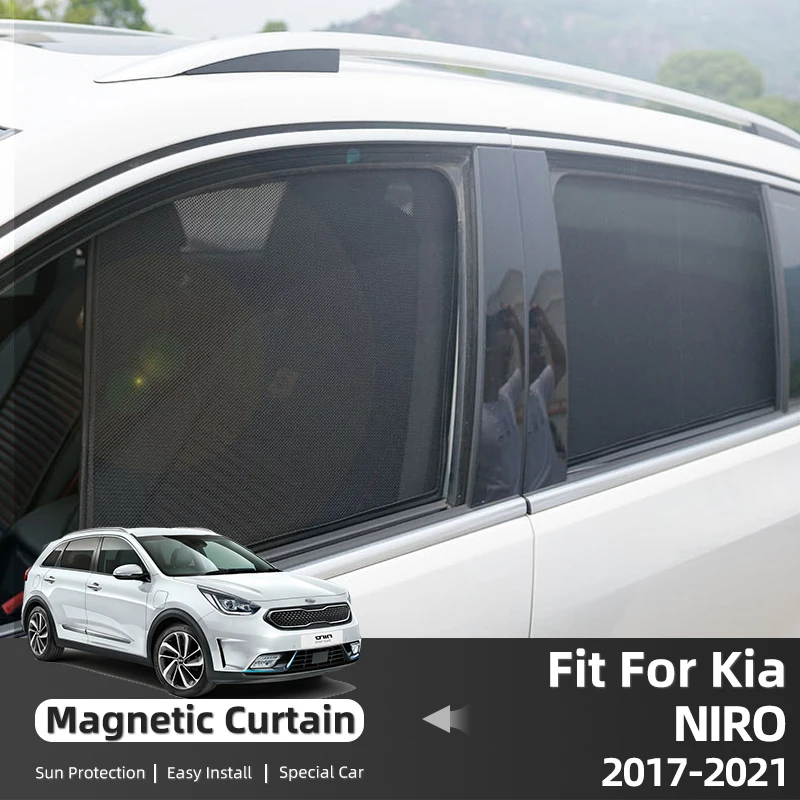 For Kia NIRO 2017-2021 Car Side Windows Door Curtains On Magnets Sunshield Uv Solar Sun Visor Protection Accessories
For Kia NIRO 2017-2021 Car Side Windows Door Curtains On Magnets Sunshield Uv Solar Sun Visor Protection Accessories