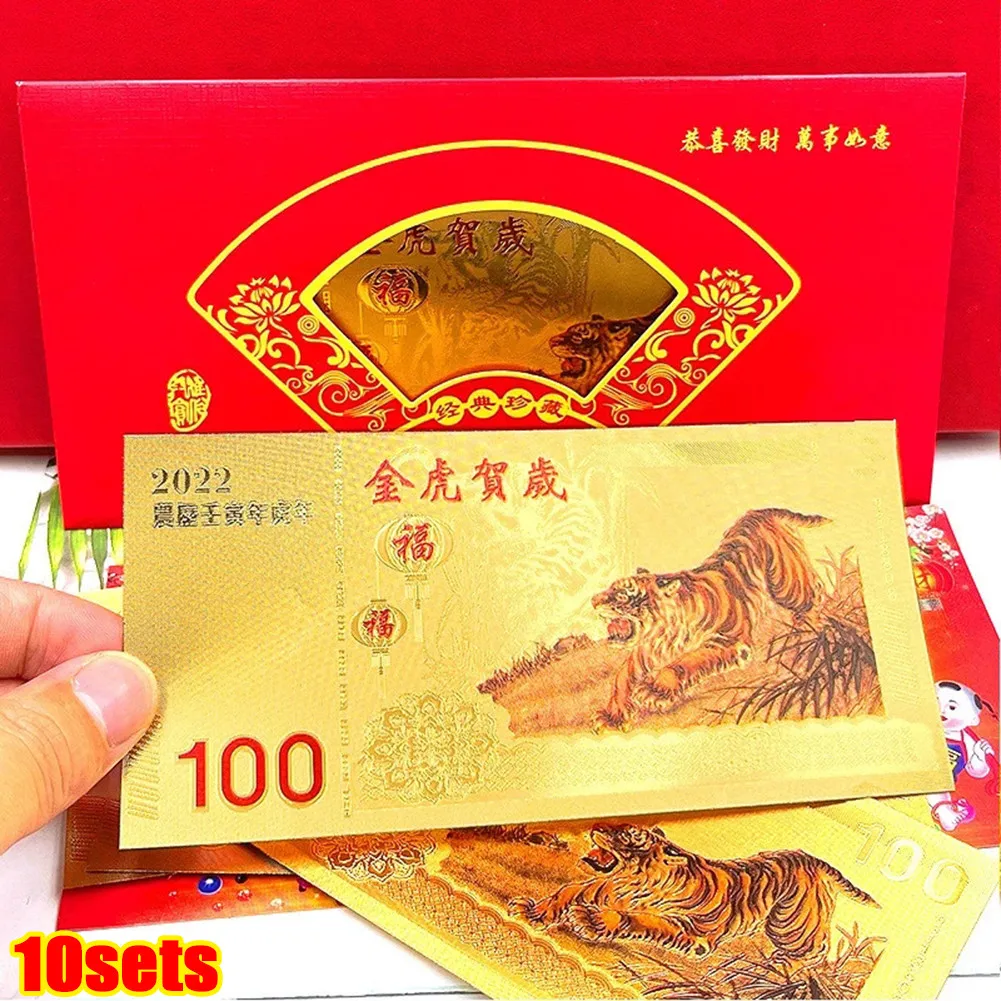 10 Set 2022 China New Year Tiger Year Original Commemorative Coin Collection Decoration Crafts New Year Gift With Red Envelope
10 Set 2022 China New Year Tiger Year Original Commemorative Coin Collection Decoration Crafts New Year Gift With Red Envelope