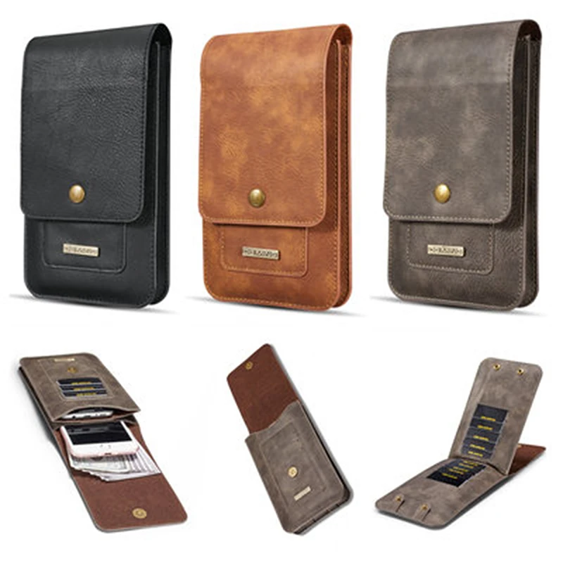 Fashion Waist Bag General Phone Bag PU Leather Pouch Vintage Phone Case Mens Belt Bag Phone Loop Holster all-match Phone Bags
Fashion Waist Bag General Phone Bag PU Leather Pouch Vintage Phone Case Mens Belt Bag Phone Loop Holster all-match Phone Bags