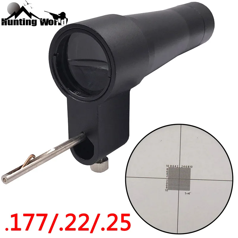Tactical scope collimater Gun Boresighter Scope Alignment Device for .177 .22 .25 Caliber Rifle Shot gun Pistol Airsfot Hunting
Tactical scope collimater Gun Boresighter Scope Alignment Device for .177 .22 .25 Caliber Rifle Shot gun Pistol Airsfot Hunting