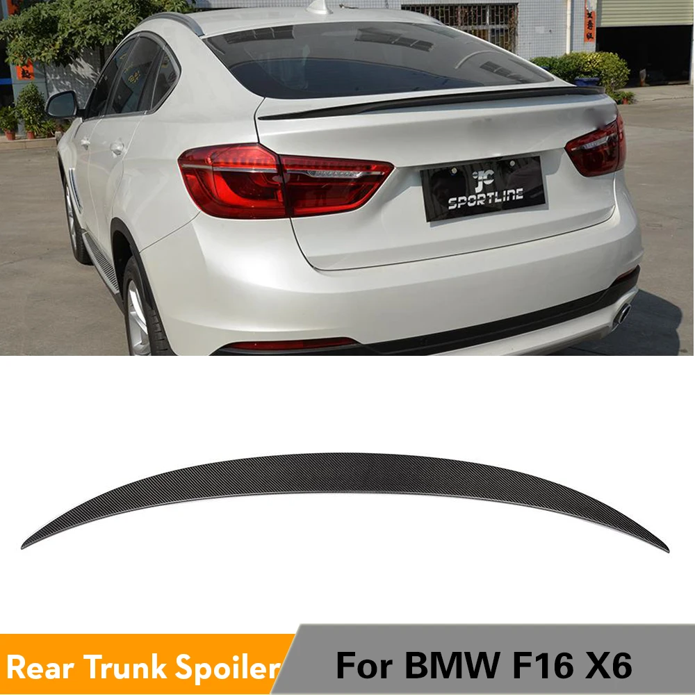 For BMW X6 F16 xDrive Series SUV Base and M Sport 2015 - 2017 Carbon Fiber Rear Spoiler Trunk Boot Wings Car Styling
For BMW X6 F16 xDrive Series SUV Base and M Sport 2015 - 2017 Carbon Fiber Rear Spoiler Trunk Boot Wings Car Styling