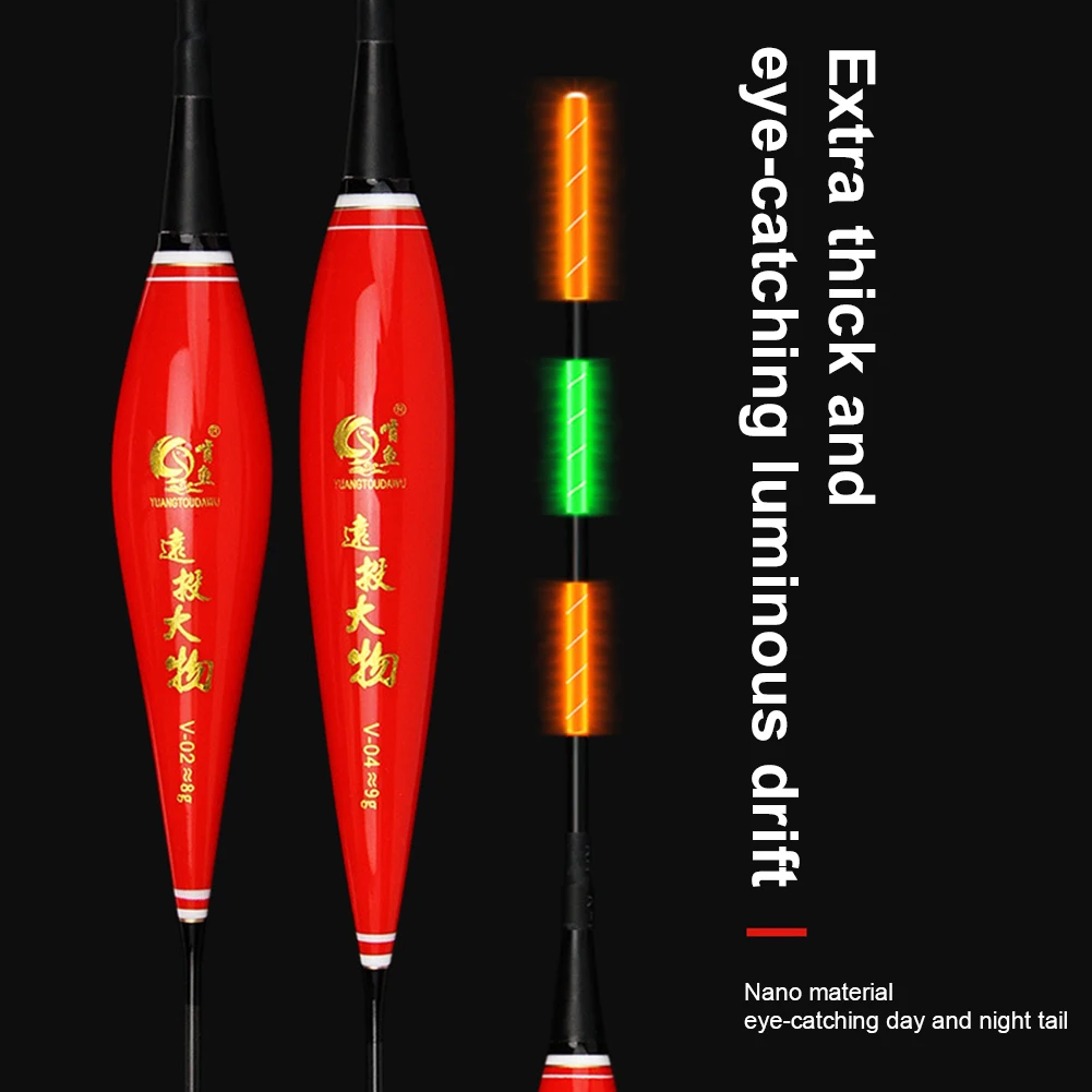 Electronic LED Light Fishing Float Highly Sensitive Luminous Fish Bite Alarm Fishing Tackle Electric Night Fishing Float
Electronic LED Light Fishing Float Highly Sensitive Luminous Fish Bite Alarm Fishing Tackle Electric Night Fishing Float