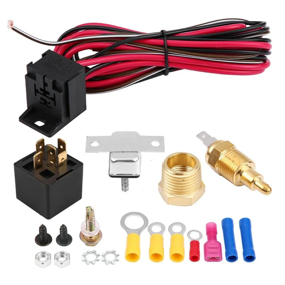 Car Universal Engine Electric Cooling Fan Thermostat Temperature Switch Cooling Car Accessories High-quality Thermostat Control
Car Universal Engine Electric Cooling Fan Thermostat Temperature Switch Cooling Car Accessories High-quality Thermostat Control
