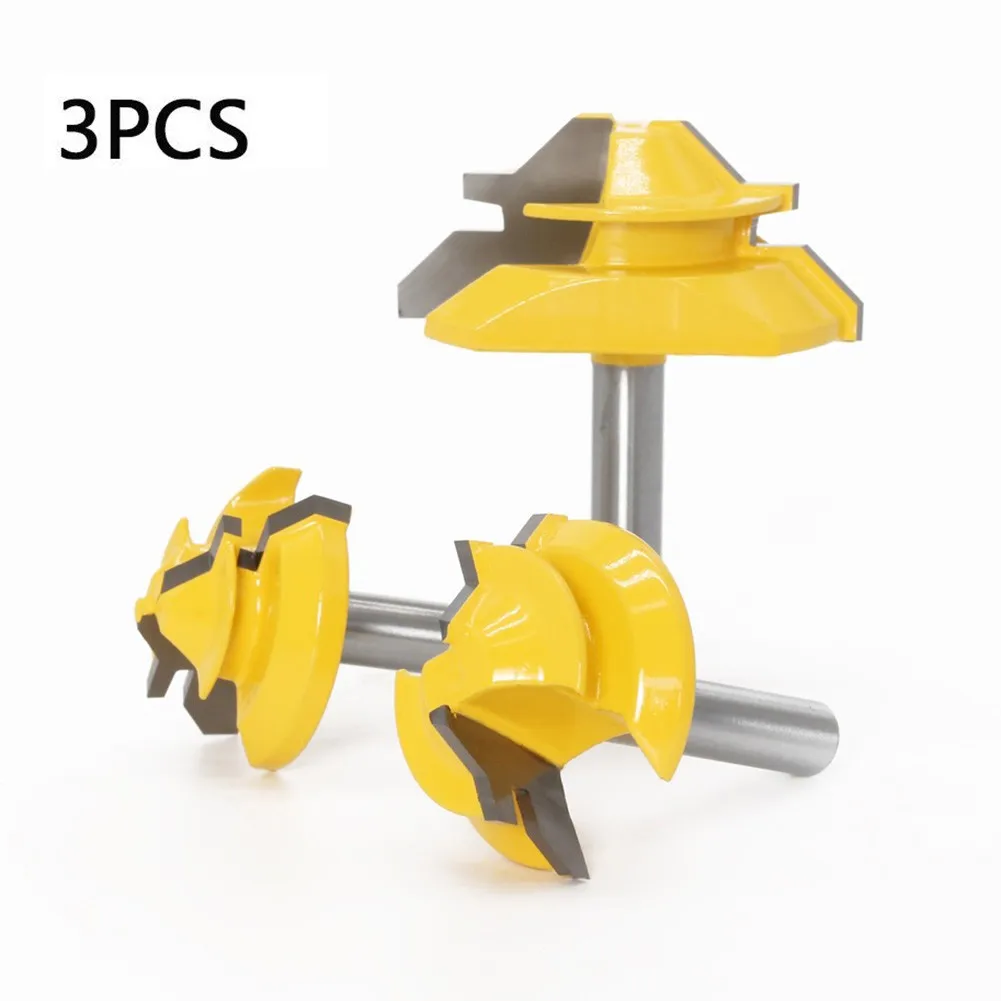 Bit Router Bit Cutter Lock Milling Joint Miter Router Shank Woodworking 45 Degree 8mm Useful
Bit Router Bit Cutter Lock Milling Joint Miter Router Shank Woodworking 45 Degree 8mm Useful