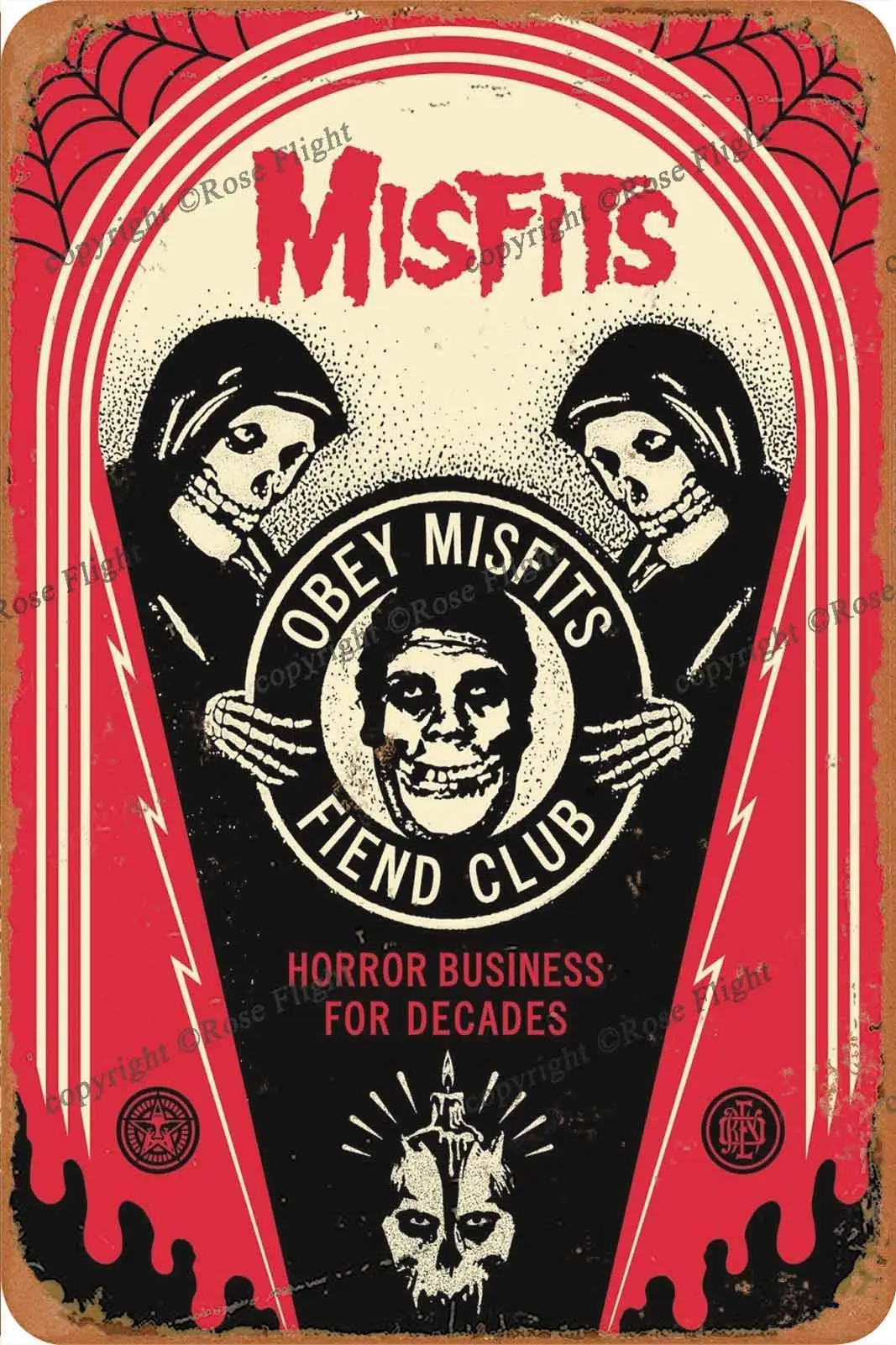 Misfits ужасные деловые Ретро жестяной знак винтажный постер доска Настенный декор