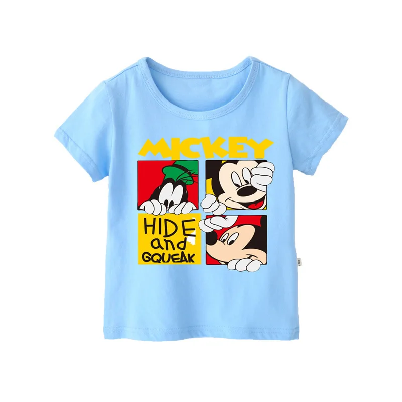 Disney T-shirt Cartoon Children's Summer Short-Sleeved T-shirt Cotton Fashion Children's Clothing T-shirt
Disney T-shirt Cartoon Children's Summer Short-Sleeved T-shirt Cotton Fashion Children's Clothing T-shirt