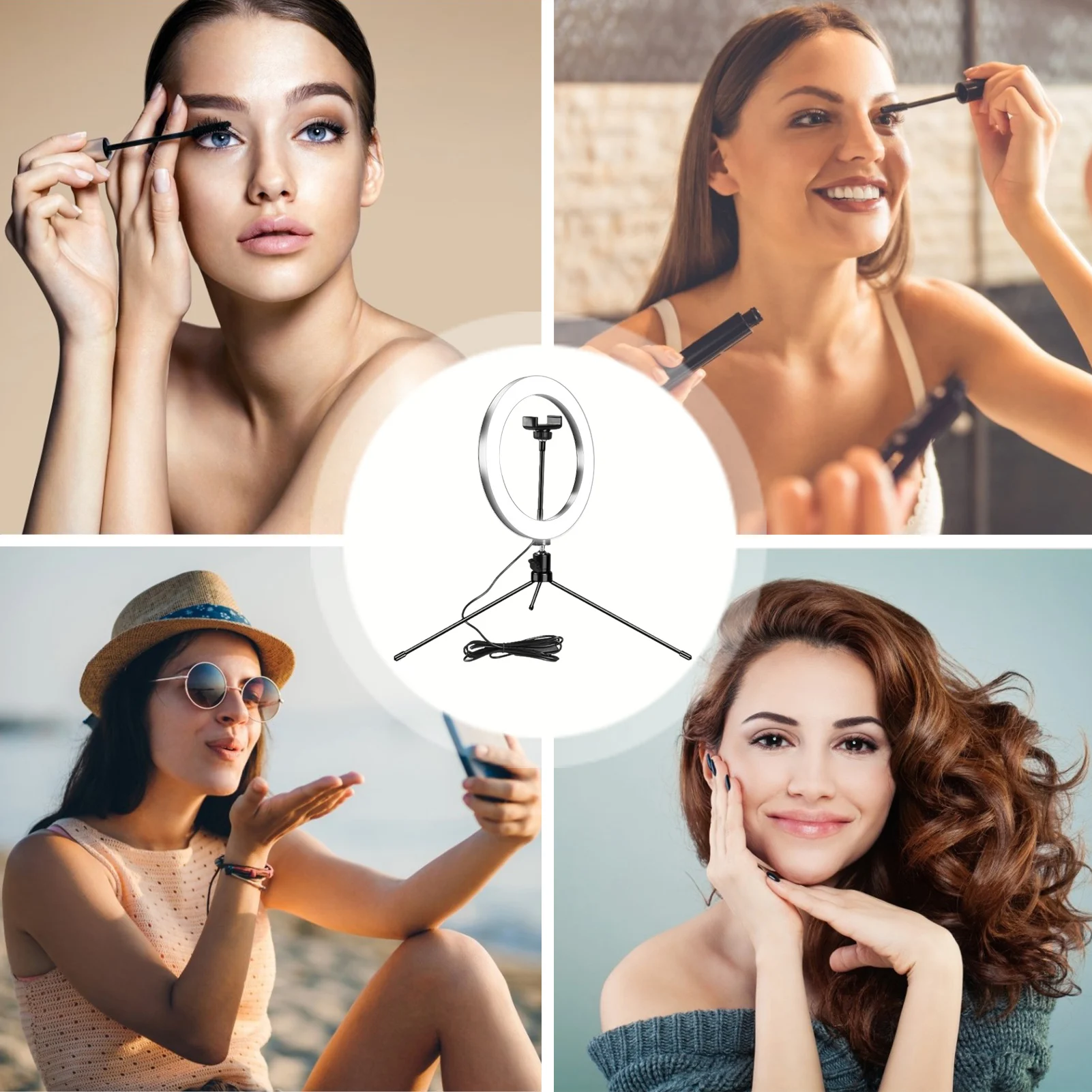 16CM Selfie Light Photography Light with Mobile Bracket Live Video Streaming Real-time Video Stream of Ring Light of Makeup Fram
16CM Selfie Light Photography Light with Mobile Bracket Live Video Streaming Real-time Video Stream of Ring Light of Makeup Fram