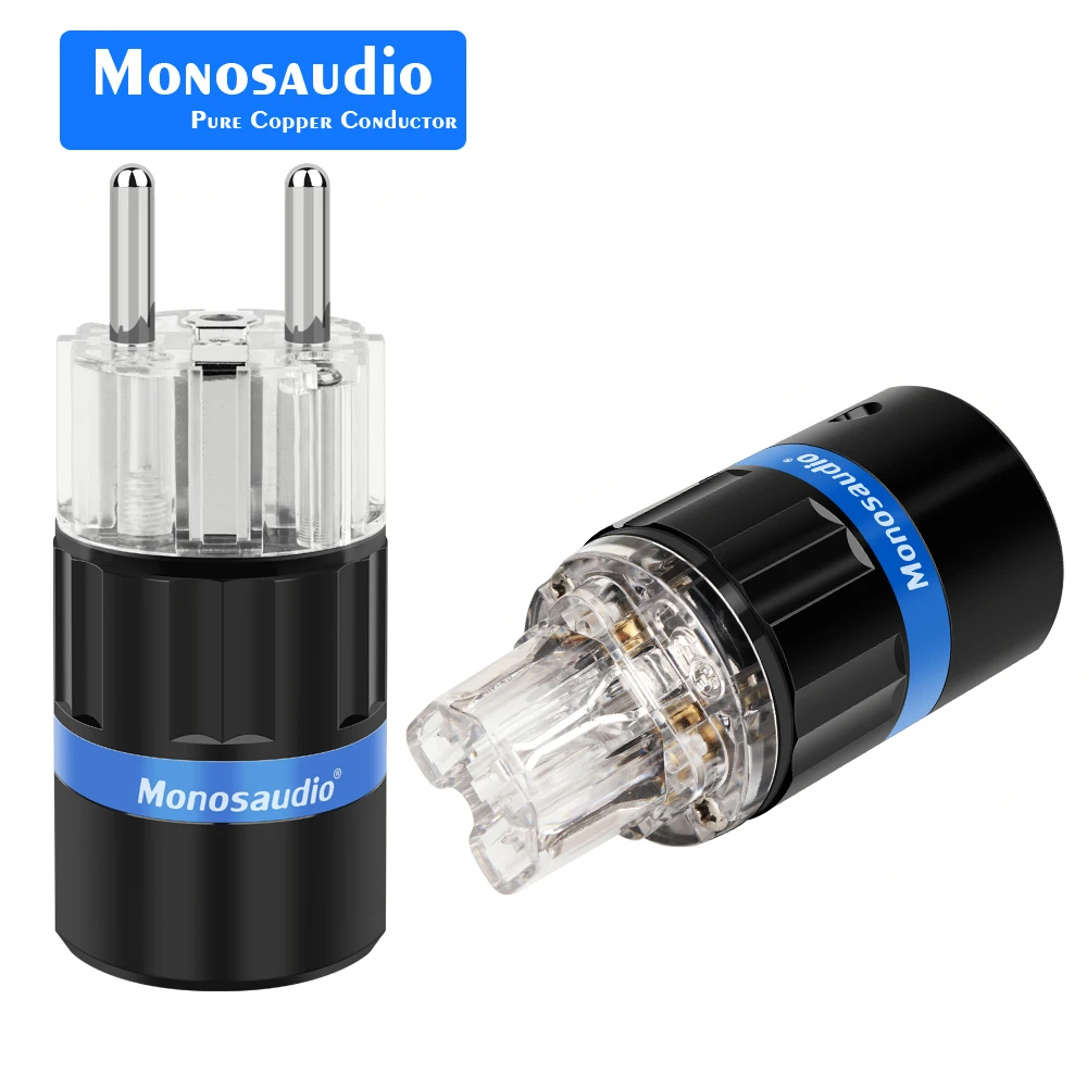 Monosaudio E105R/F105R Hi-End Pure Copper Power Connector Germnay European DIY Power Cable connector Hifi Audio Schuko Plug
Monosaudio E105R/F105R Hi-End Pure Copper Power Connector Germnay European DIY Power Cable connector Hifi Audio Schuko Plug