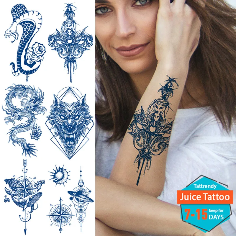 Безопасная длительная искусственная Татуировка juice tattoo для мужчин и женщин, временная татуировка на руку, сексуальная искусственная Цветоч...
Безопасная длительная искусственная Татуировка juice tattoo для мужчин и женщин, временная татуировка на руку, сексуальная искусственная Цветоч...