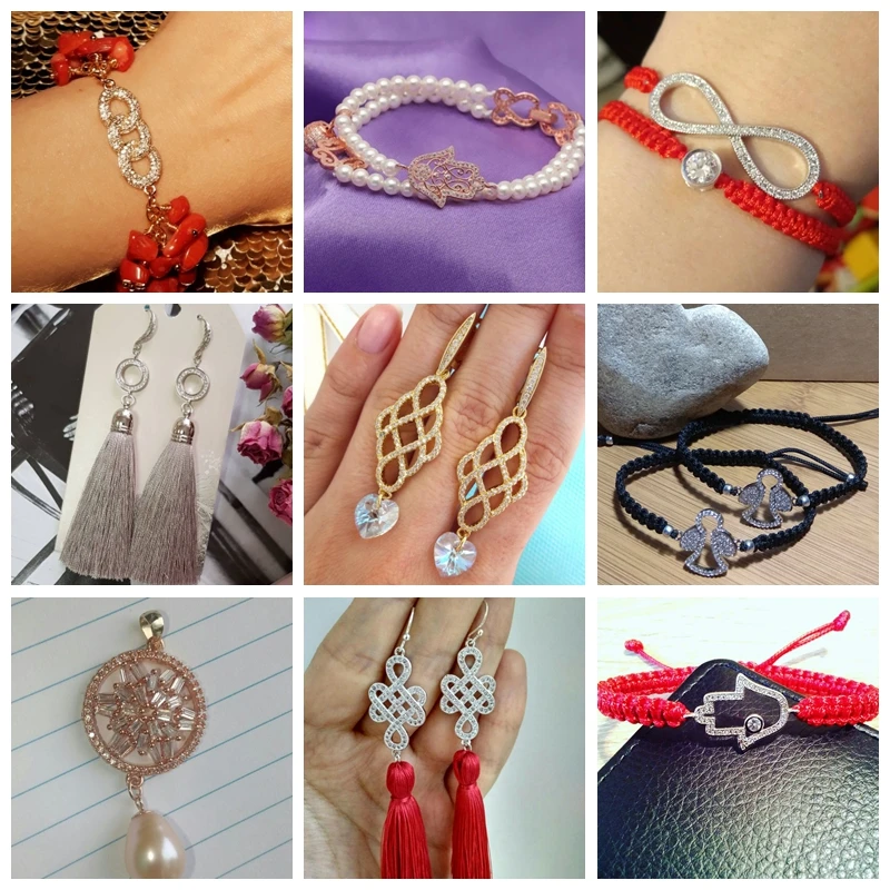 JUYA Jewelry Making Connectors Supplies Copper Zircon Material Series Luxury Charm Connectors DIY Jewelry Findings Wholesale 
JUYA Jewelry Making Connectors Supplies Copper Zircon Material Series Luxury Charm Connectors DIY Jewelry Findings Wholesale