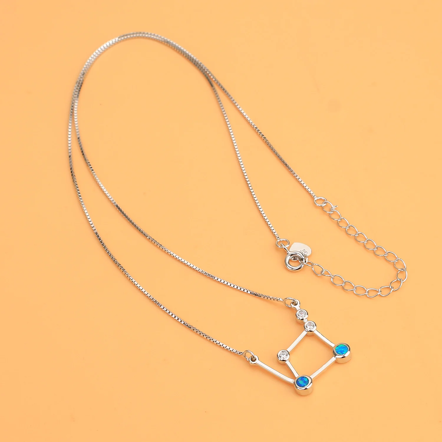 2021 New Simple Constellation Necklace 925 Sterling Silver Chains Opal Fashion Necklace Jewelry Gift For Girls
2021 New Simple Constellation Necklace 925 Sterling Silver Chains Opal Fashion Necklace Jewelry Gift For Girls