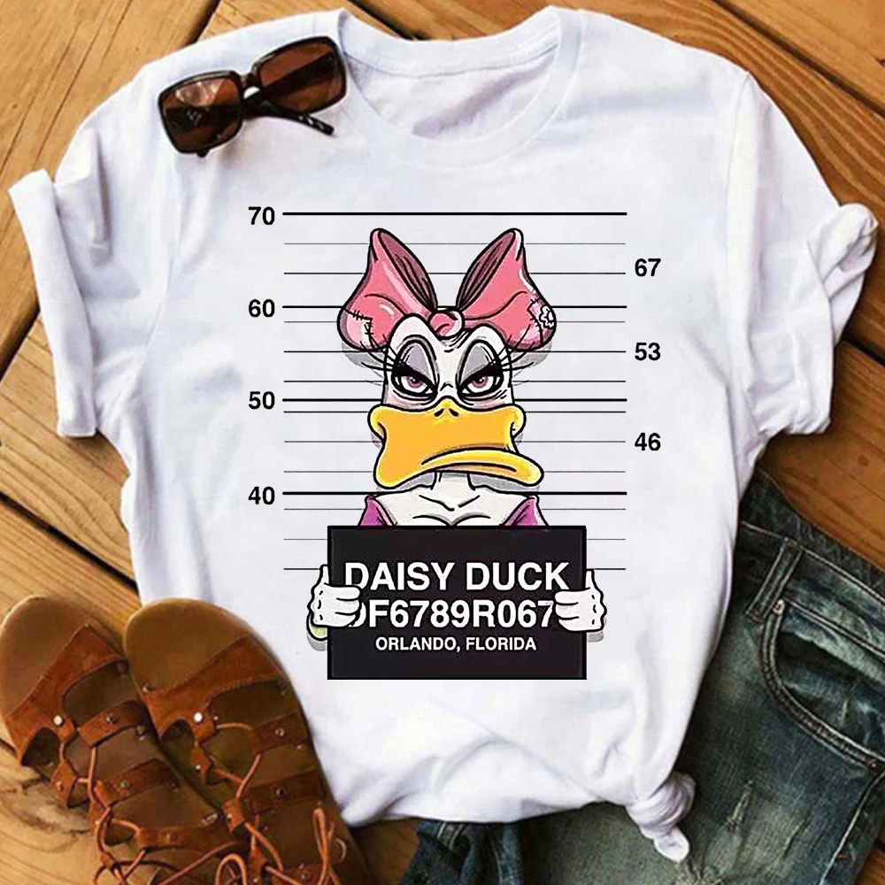 Prison Style Donald Duck T Shirt New Women Clothing Disney Tshirt Funny Top Tee Fashion Female Clothes T-shirts Dropship Y2k Top
Prison Style Donald Duck T Shirt New Women Clothing Disney Tshirt Funny Top Tee Fashion Female Clothes T-shirts Dropship Y2k Top