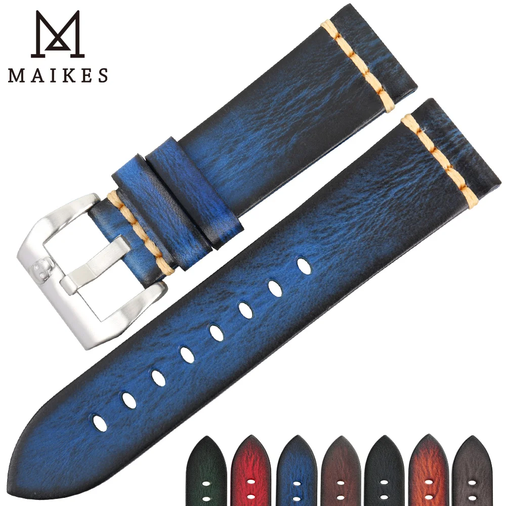 2020 Newest Watchbands Watch Accessories 22mm 24mm Watch Strap Genuine Leather Skull Stainless Steel Buckle Watch Band Bracelets
2020 Newest Watchbands Watch Accessories 22mm 24mm Watch Strap Genuine Leather Skull Stainless Steel Buckle Watch Band Bracelets