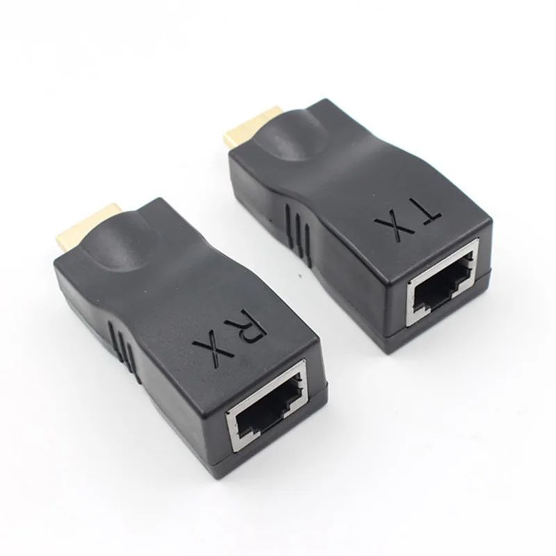 4K 3D HDMI 1 4 30M удлинитель для RJ45 по Cat 5e/6 сетевой LAN Ethernet адаптер | Электроника