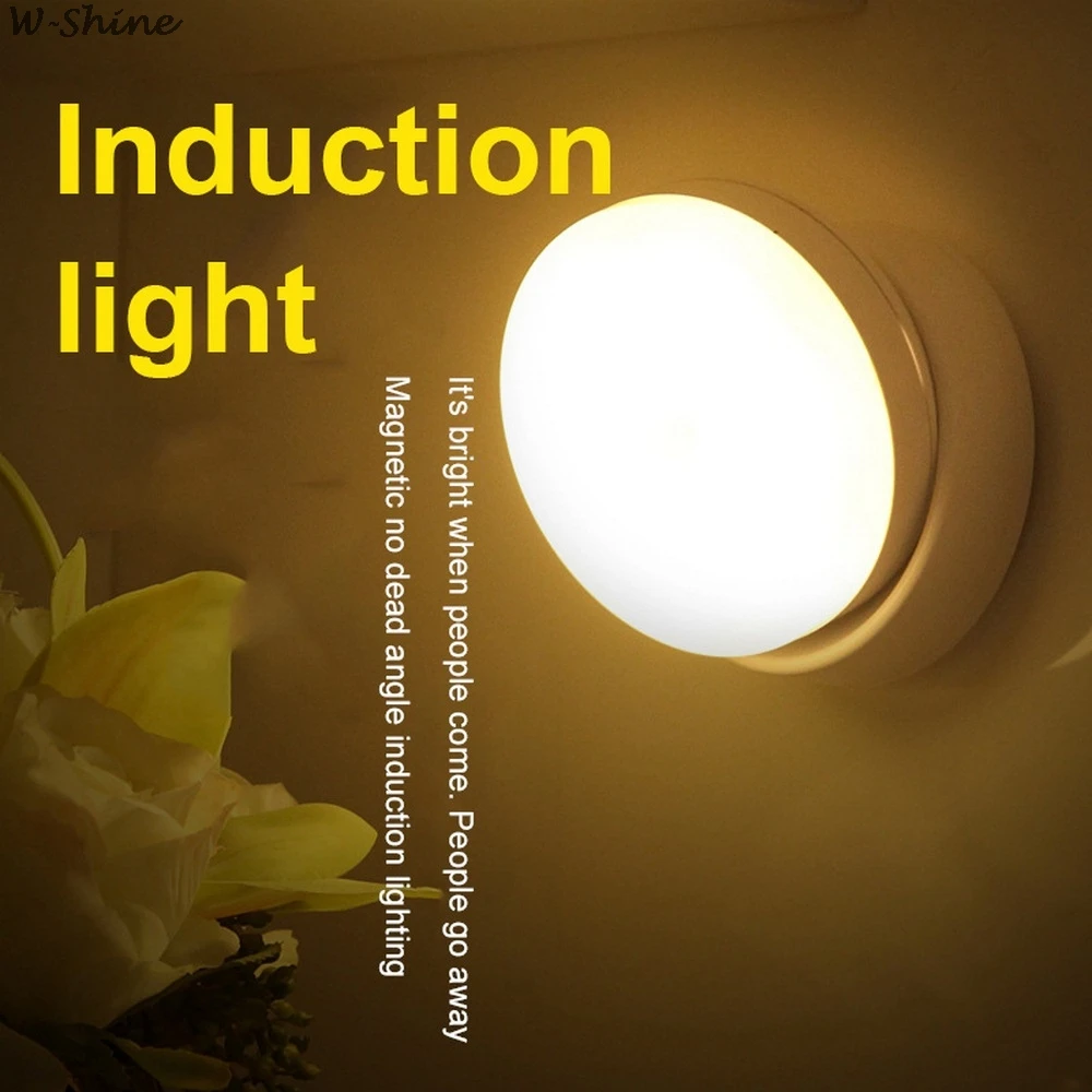 360 Degree Rotation Night Light Motion Sensor Light Sensor Bedroom Corridor Lighting Battery Operated USB Charging Night Lamp
360 Degree Rotation Night Light Motion Sensor Light Sensor Bedroom Corridor Lighting Battery Operated USB Charging Night Lamp