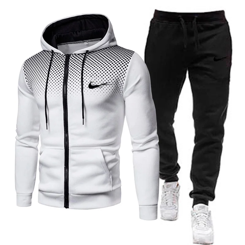 Men casual set hooded 2021 New Autumn Winter Sets Zipper Hoodie+pants Tracksuit Male Sportswear Brand Clothing Two Pieces set
Men casual set hooded 2021 New Autumn Winter Sets Zipper Hoodie+pants Tracksuit Male Sportswear Brand Clothing Two Pieces set