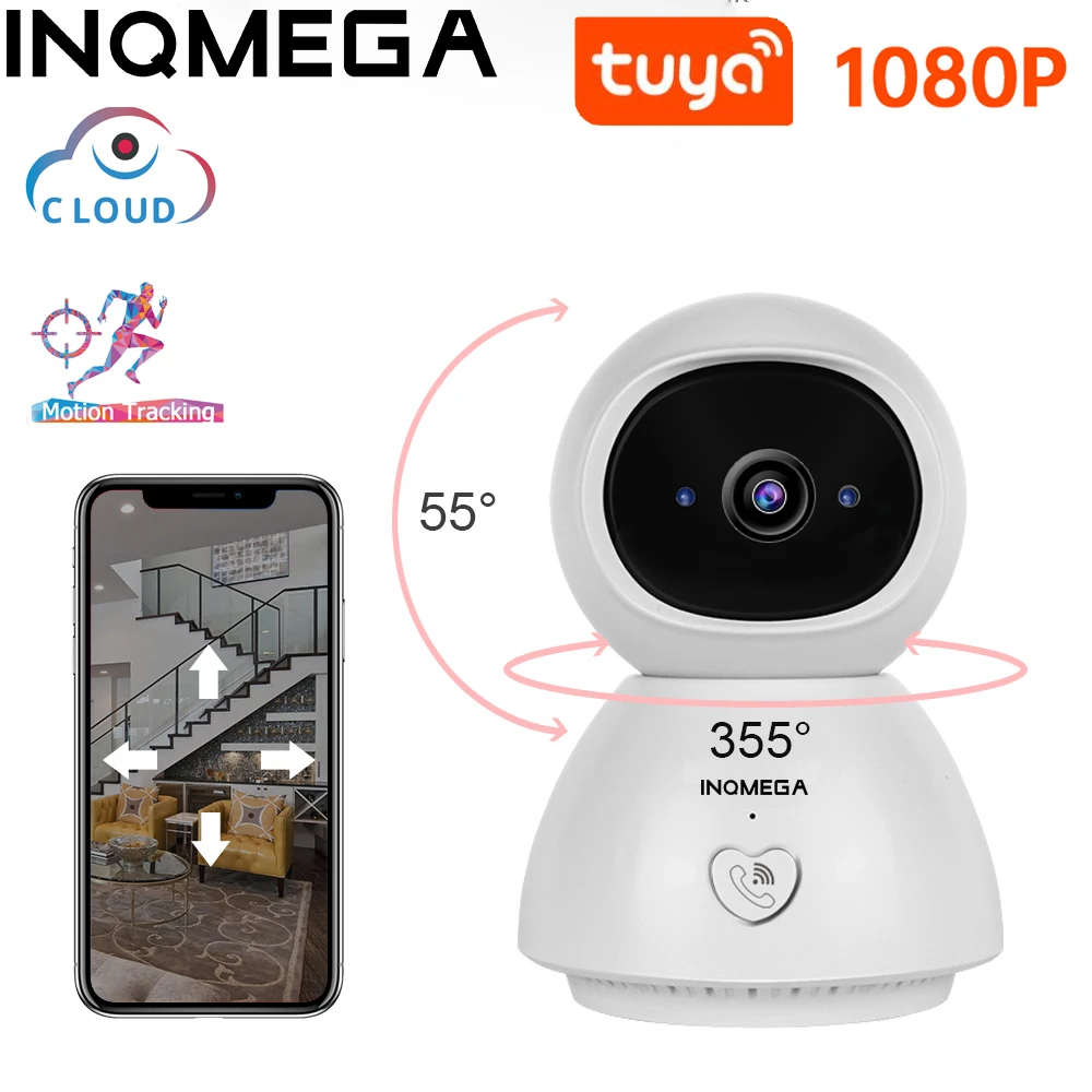 INQMEGA 1080P IP Camera Tuya APP One key Calling Surveillance CCTV Wireless WiFi Camera Home Security Indoor Camera Baby Monito
INQMEGA 1080P IP Camera Tuya APP One key Calling Surveillance CCTV Wireless WiFi Camera Home Security Indoor Camera Baby Monito