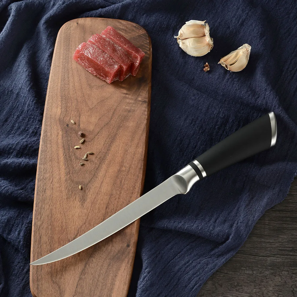 Фото Нож для обвалки 6 дюймов 7 8 кухонные ножи из нержавеющей стали - купить
