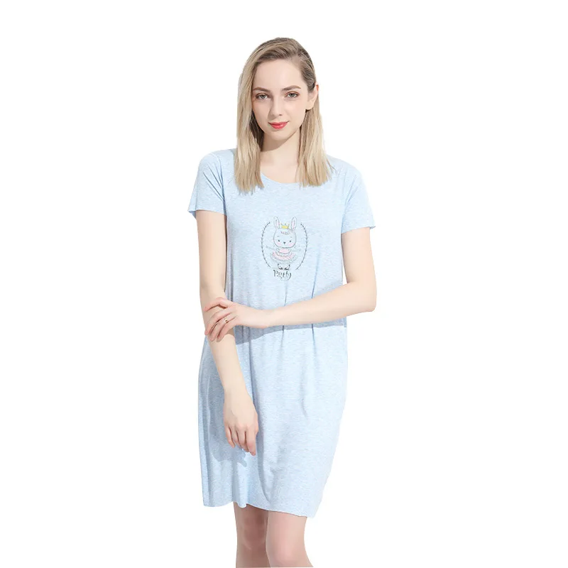 New Summer Leisure Short Sleeves Modal Simple Natural Nightdress One-Piece Parent-Child Thin Casual Seamless
New Summer Leisure Short Sleeves Modal Simple Natural Nightdress One-Piece Parent-Child Thin Casual Seamless