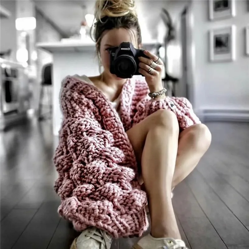 High Street Women's Knitted Cardigans 2019 Autumn Winter Street Wear Sweaters Lantern Sleeves Runway Designer Outerwear Coats
High Street Women's Knitted Cardigans 2019 Autumn Winter Street Wear Sweaters Lantern Sleeves Runway Designer Outerwear Coats