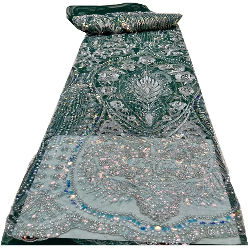 Luxury Sequins/bead Tulle Lace African Lace Fabric 2022 High Quality Embroidery Net Lace Nigerian Lace For Party Dress JY-400
Luxury Sequins/bead Tulle Lace African Lace Fabric 2022 High Quality Embroidery Net Lace Nigerian Lace For Party Dress JY-400