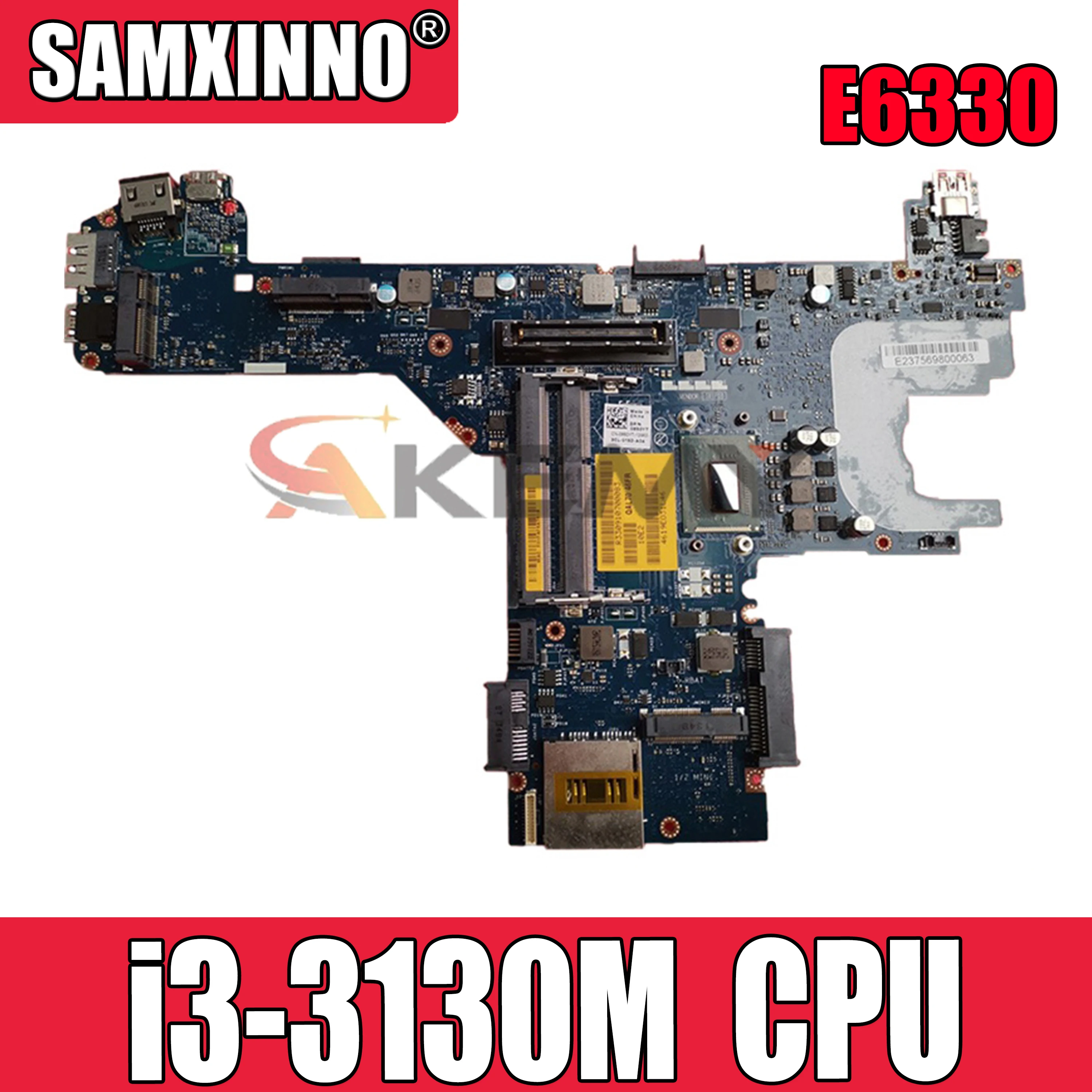 Original Laptop motherboard For DELL Latitude E6330 i3-3130M Mainboard CN-0GKG7P 0GKG7P LA-7741P SR0XD DR3
Original Laptop motherboard For DELL Latitude E6330 i3-3130M Mainboard CN-0GKG7P 0GKG7P LA-7741P SR0XD DR3